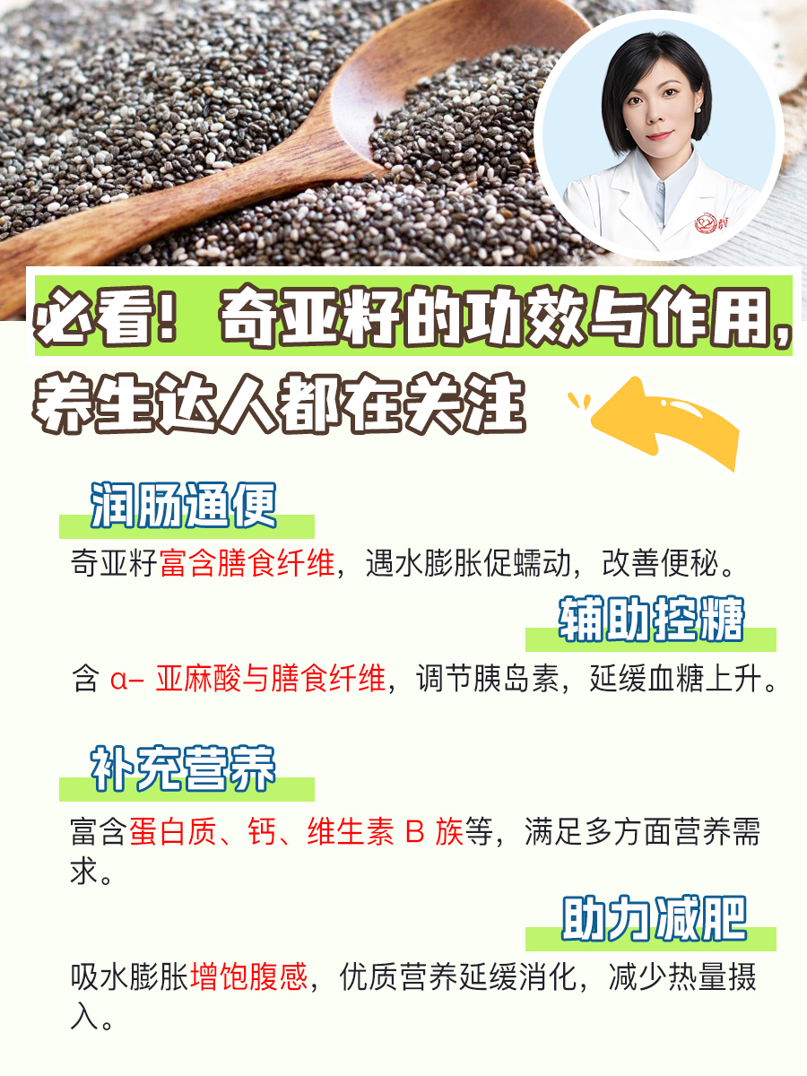 必看!奇亚籽的功效与作用,养生达人都在关注