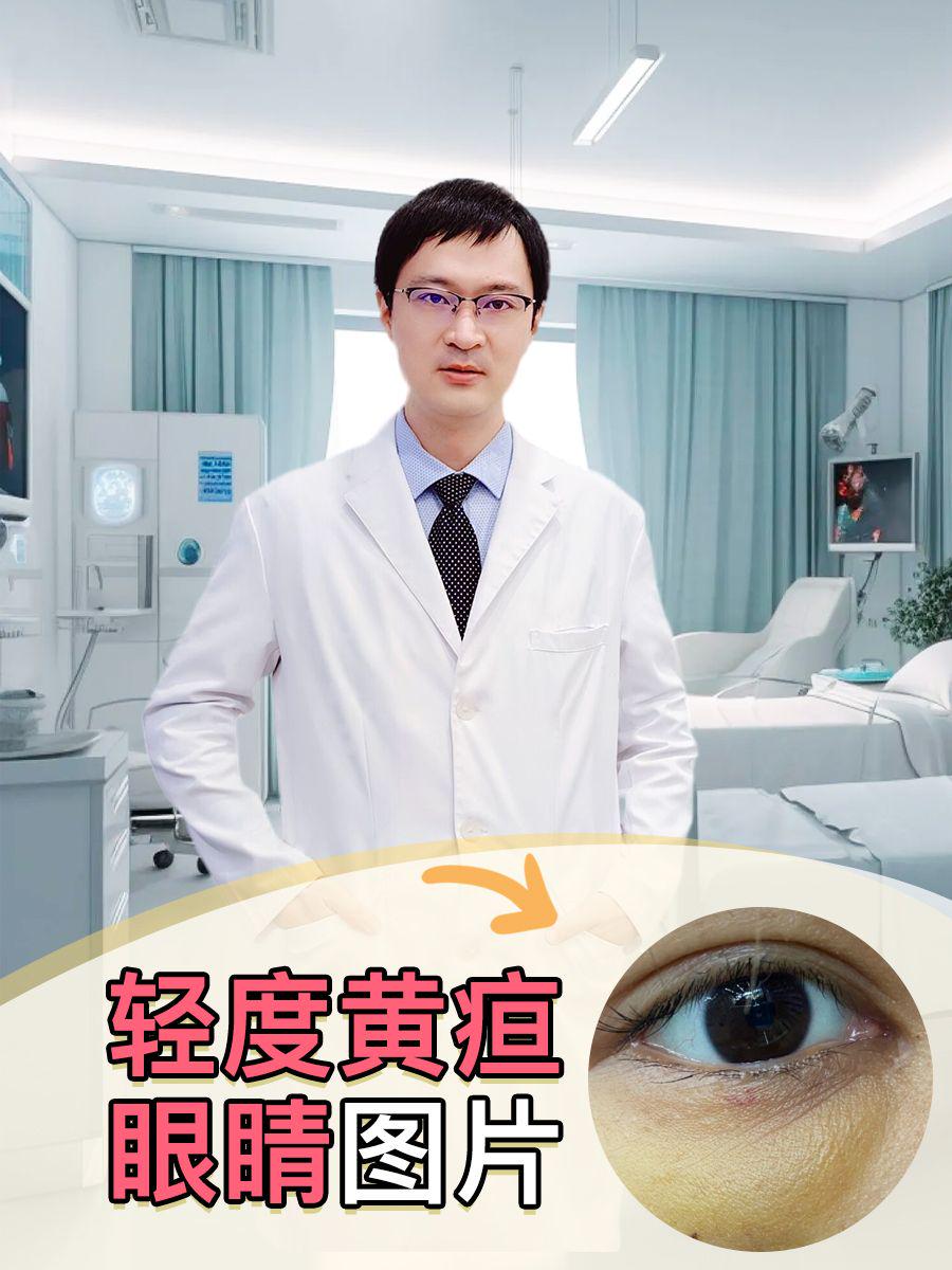 轻度黄疸眼睛图片