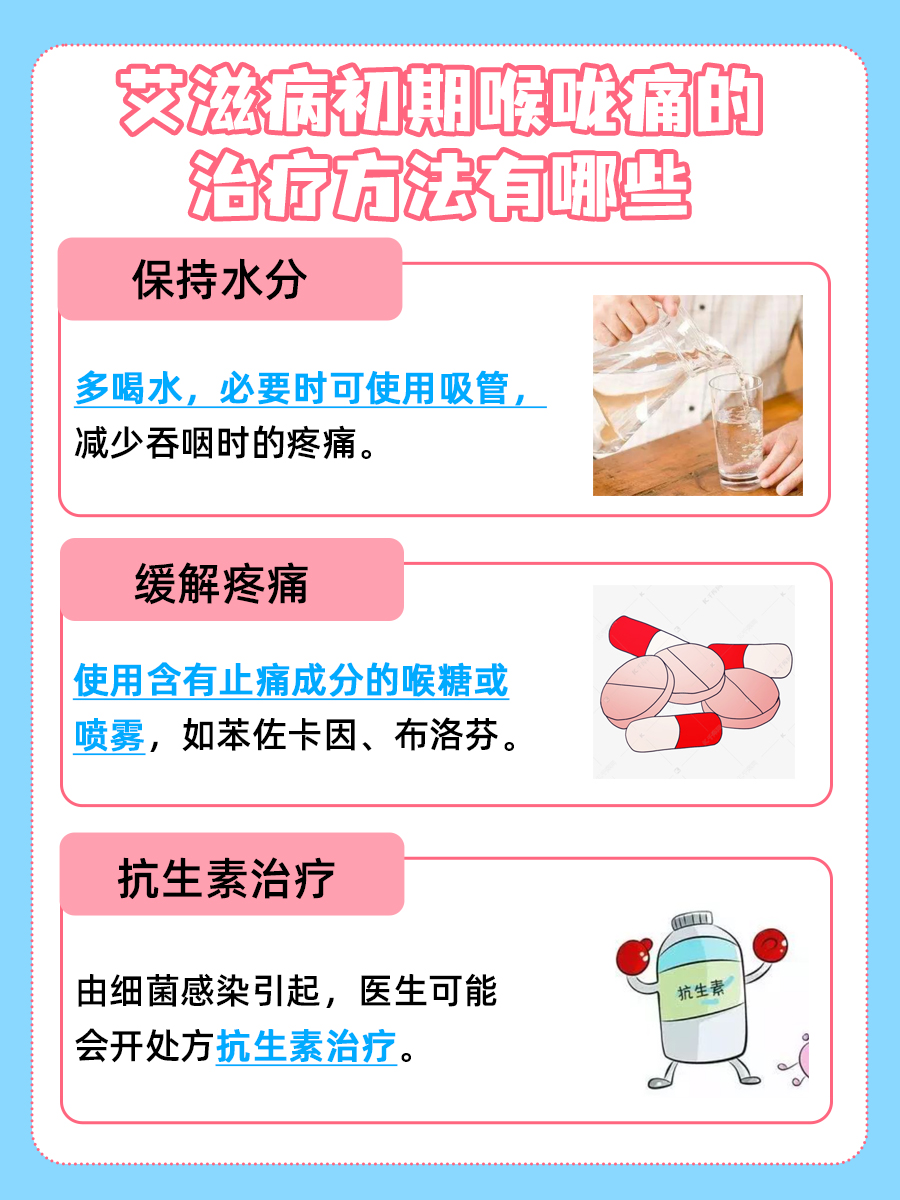 艾滋病初期喉咙痛有哪些特点？警惕这些信号