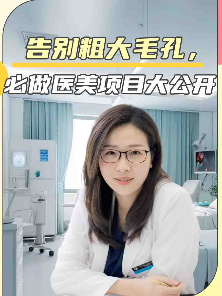 医生揭秘：告别粗大毛孔，必做医美项目大公开