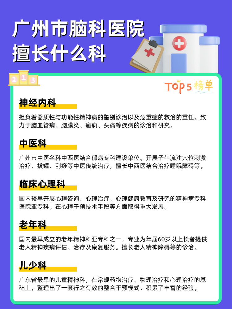 广州市脑科医院擅长什么科