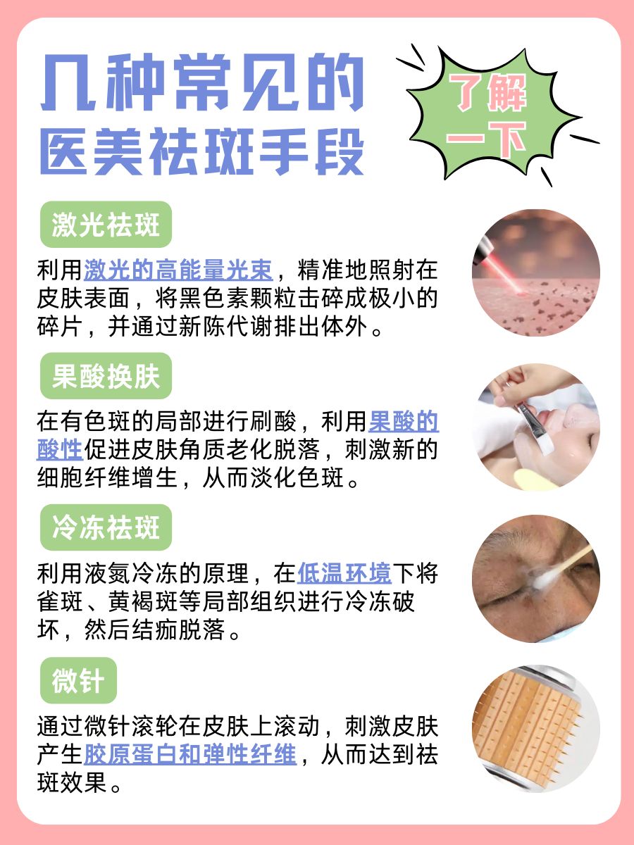 祛斑的前后效果图对比！附面部护理大全