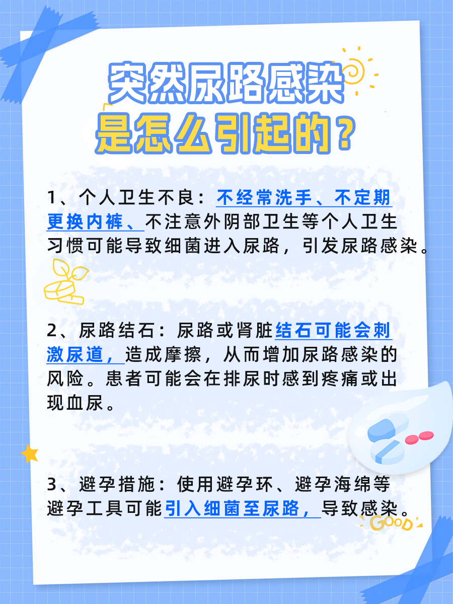 揭秘突发尿路感染的诱因