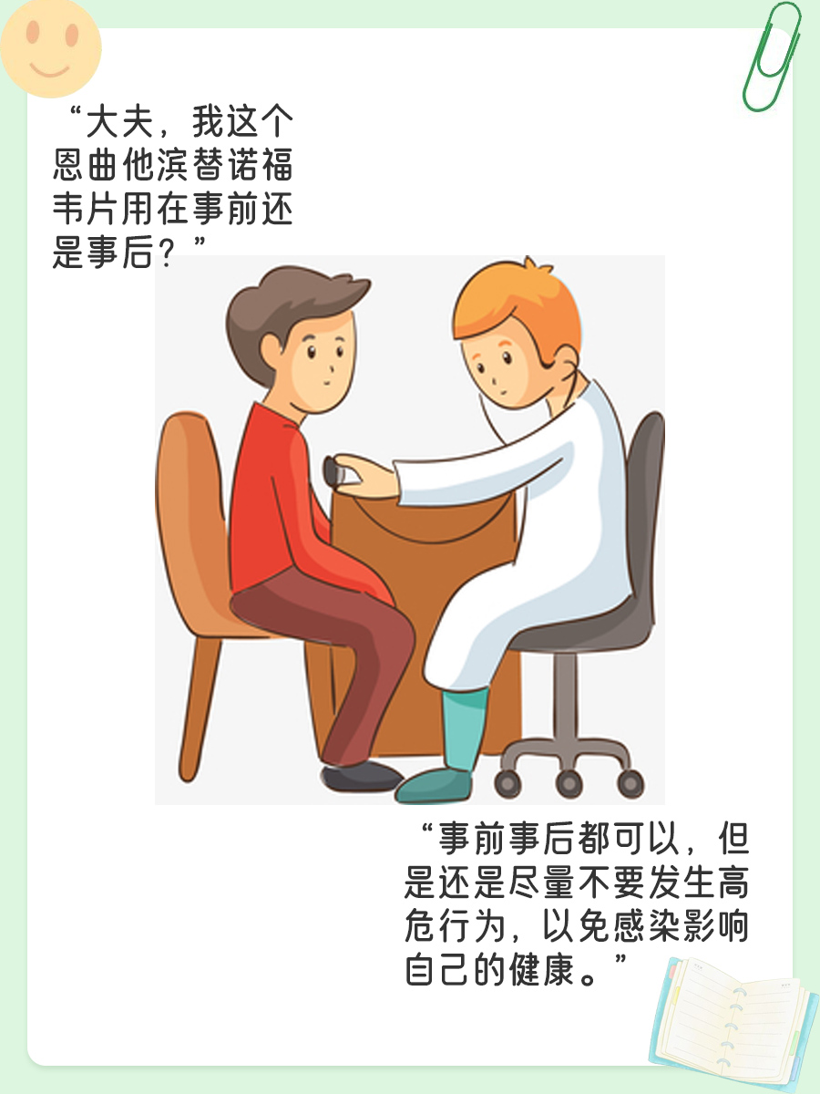 恩曲他滨替诺福韦片,事前准备还是事后补救?