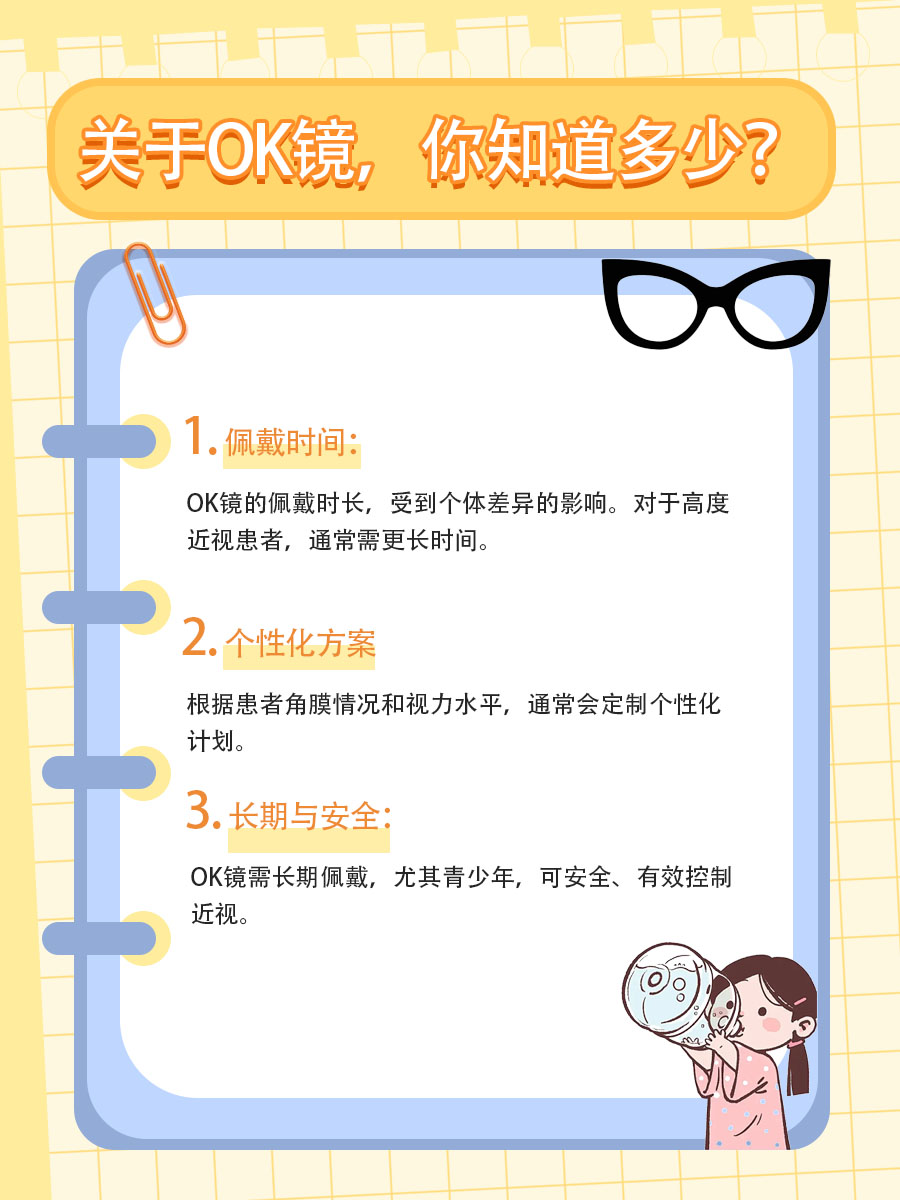OK镜佩戴时长：需要戴几年才能停？