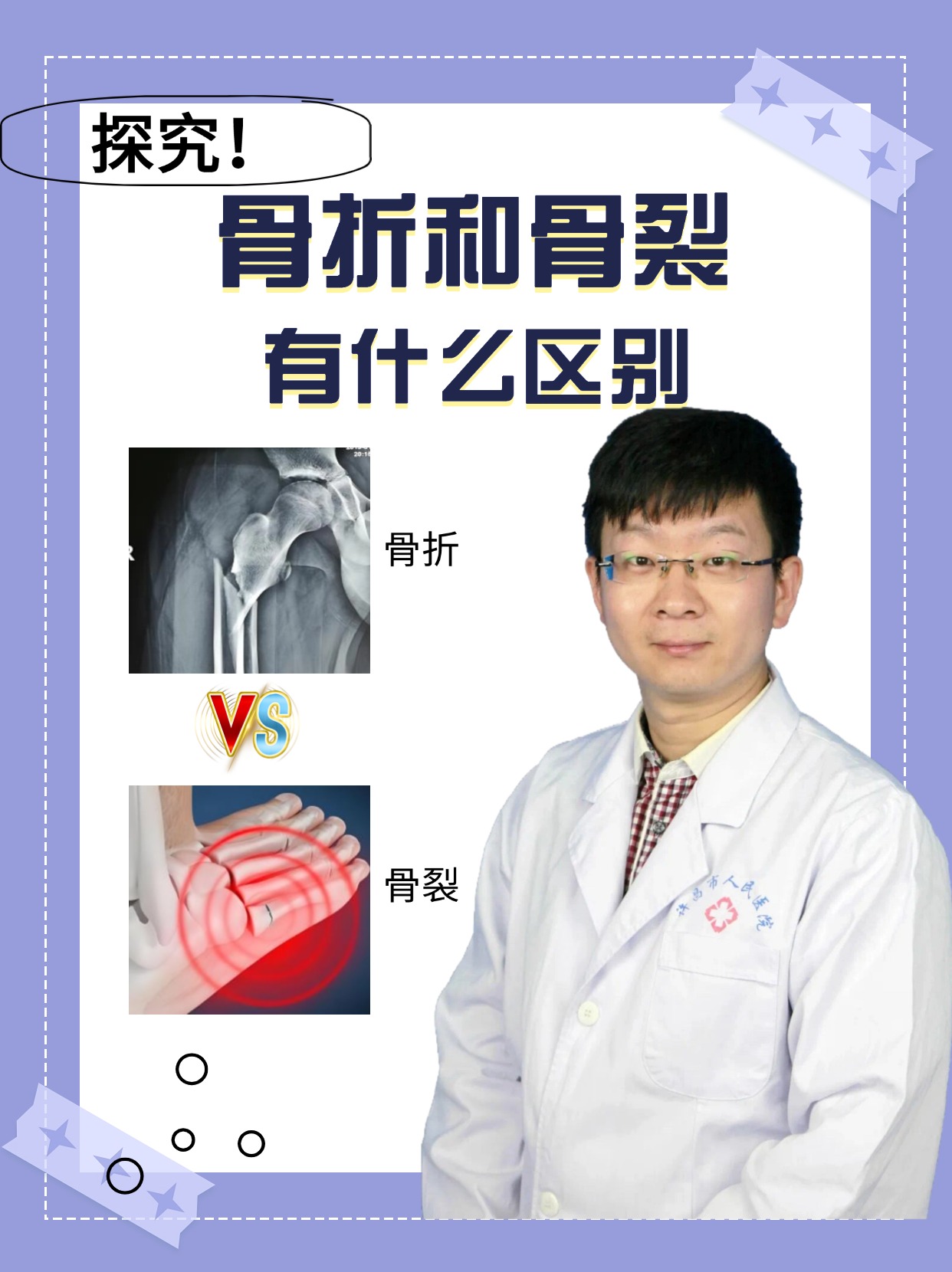 探究！骨折和骨裂有什么区别