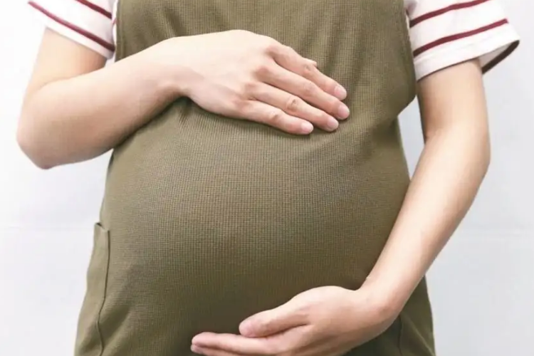 胎盘前壁或后壁肚型图