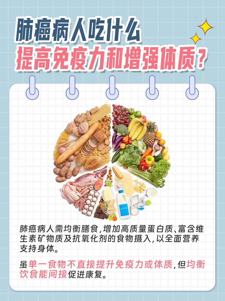 解析!肺癌病人饮食的真相:提升免疫、强体质?