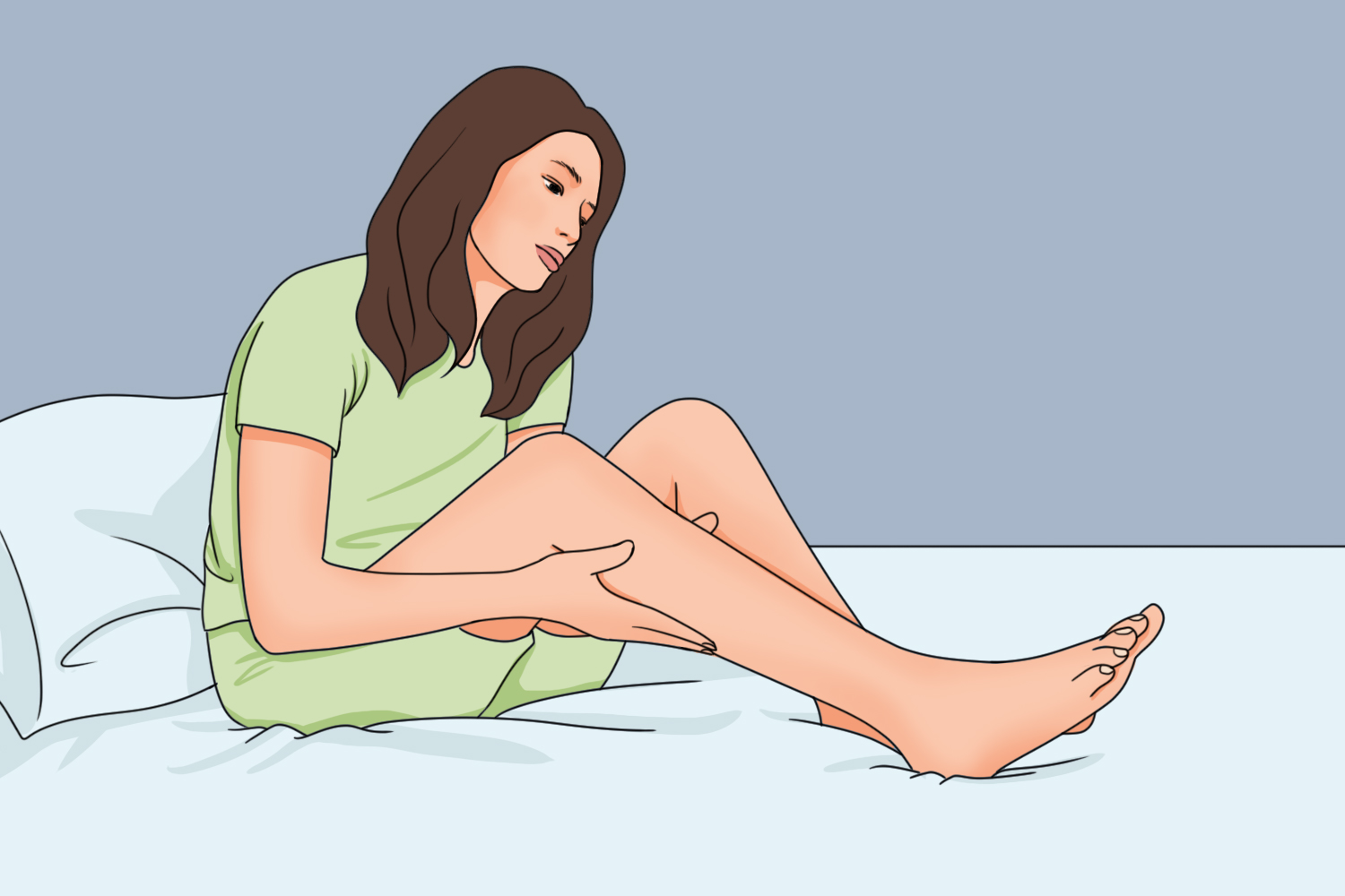 半夜小腿抽筋图 半夜小腿抽筋图