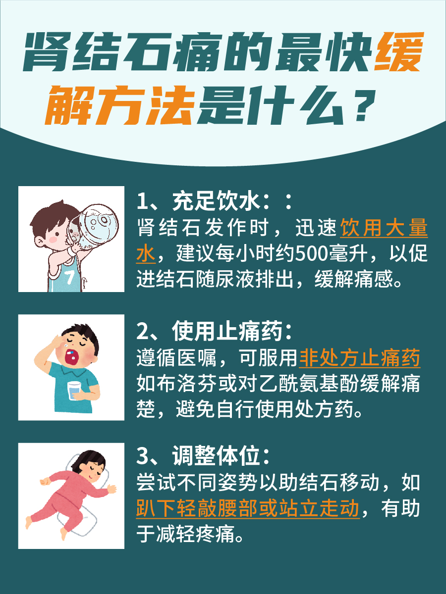 肾结石疼痛难忍，缓解攻略大公开！
