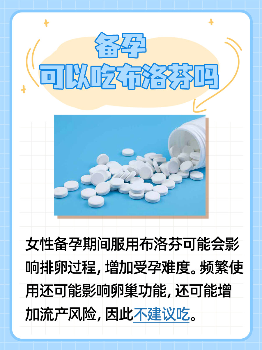 备孕期间：布洛芬使用需谨慎，影响生育健康