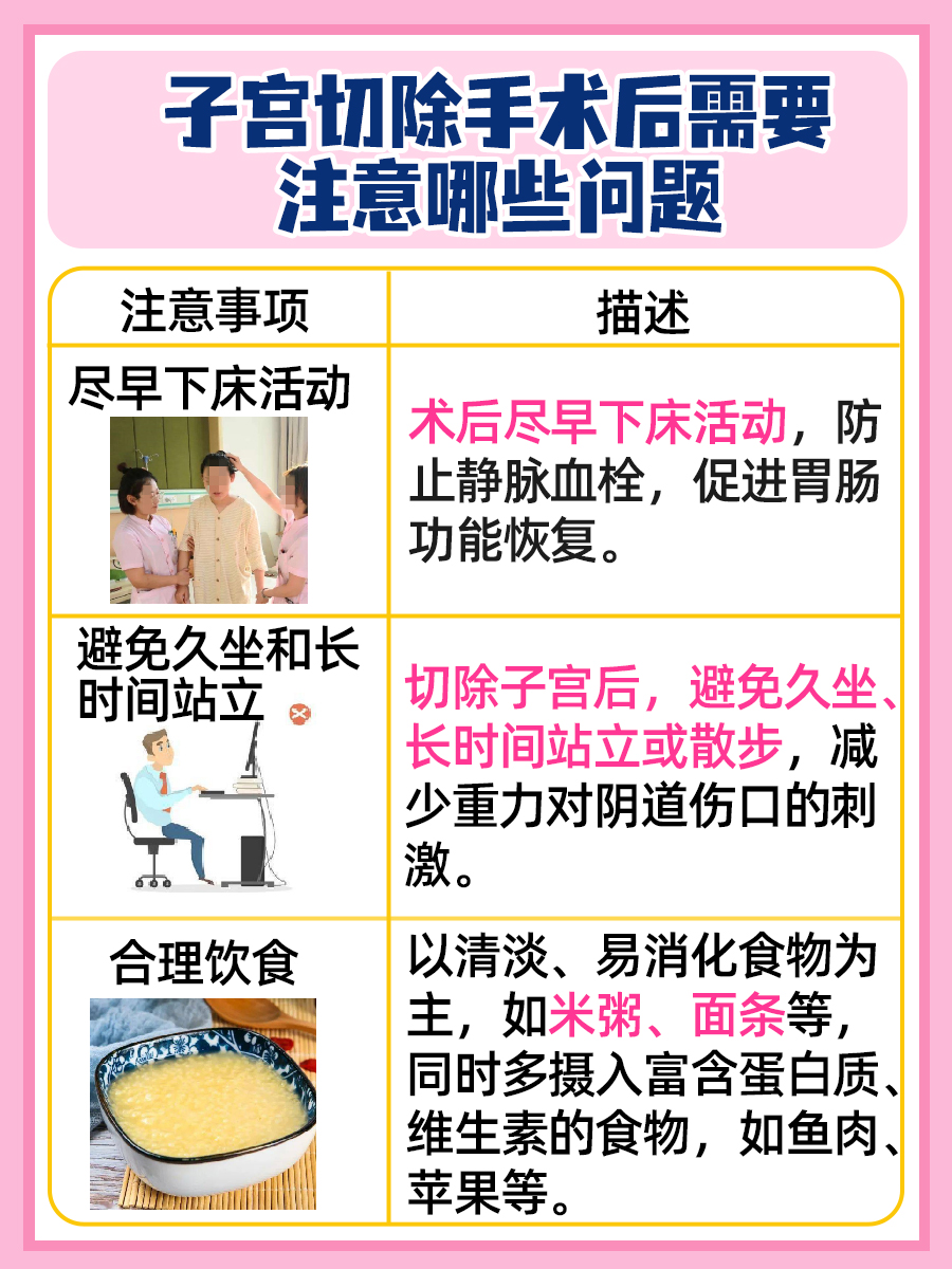 子宫切除术后，这些护理要点助你快速恢复