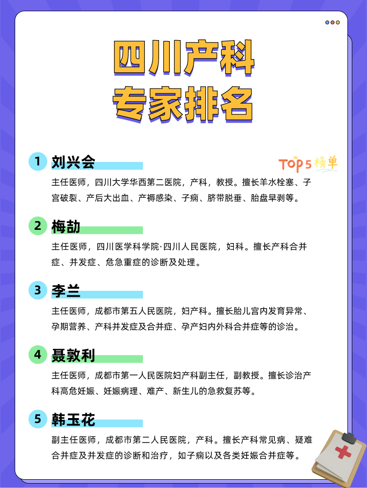 四川产科专家排名