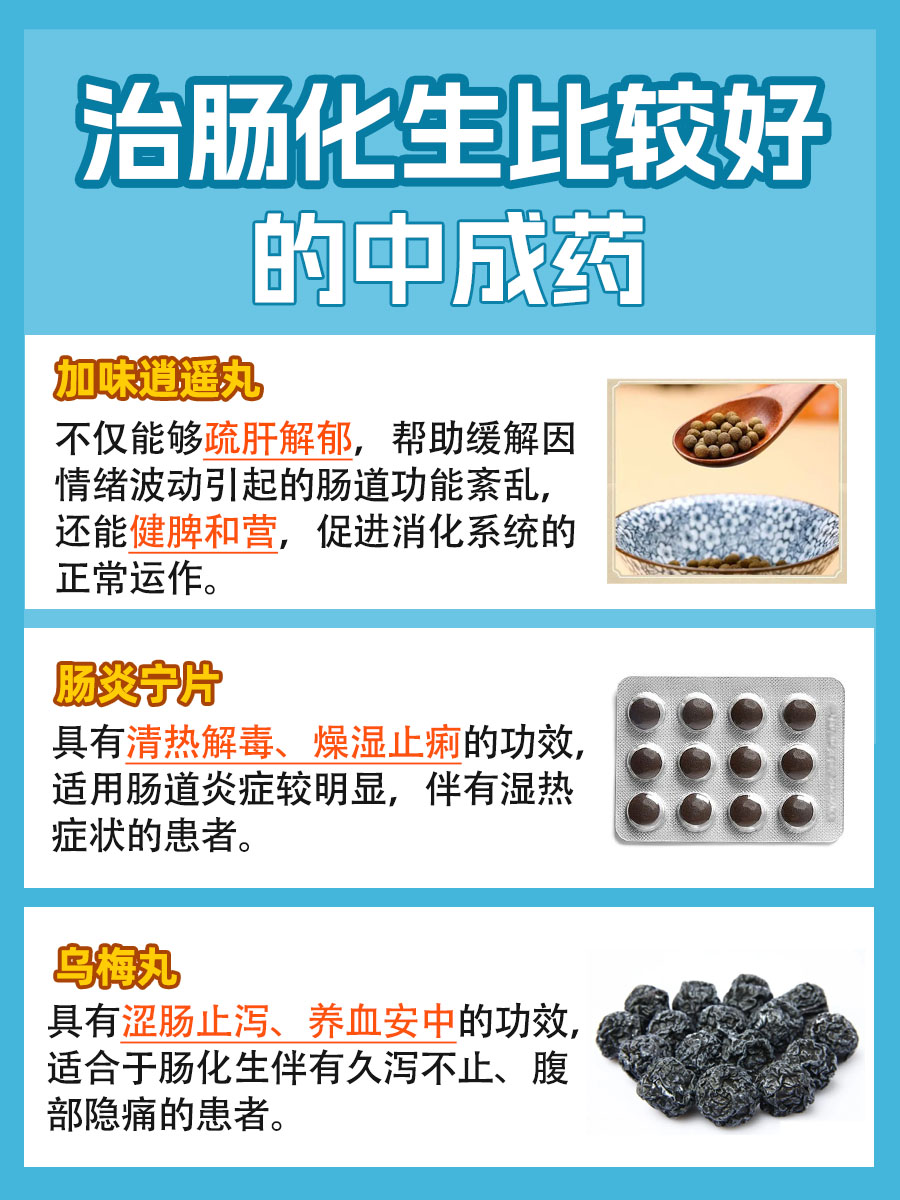 医生解答：治肠化生比较好的中成药有哪些？