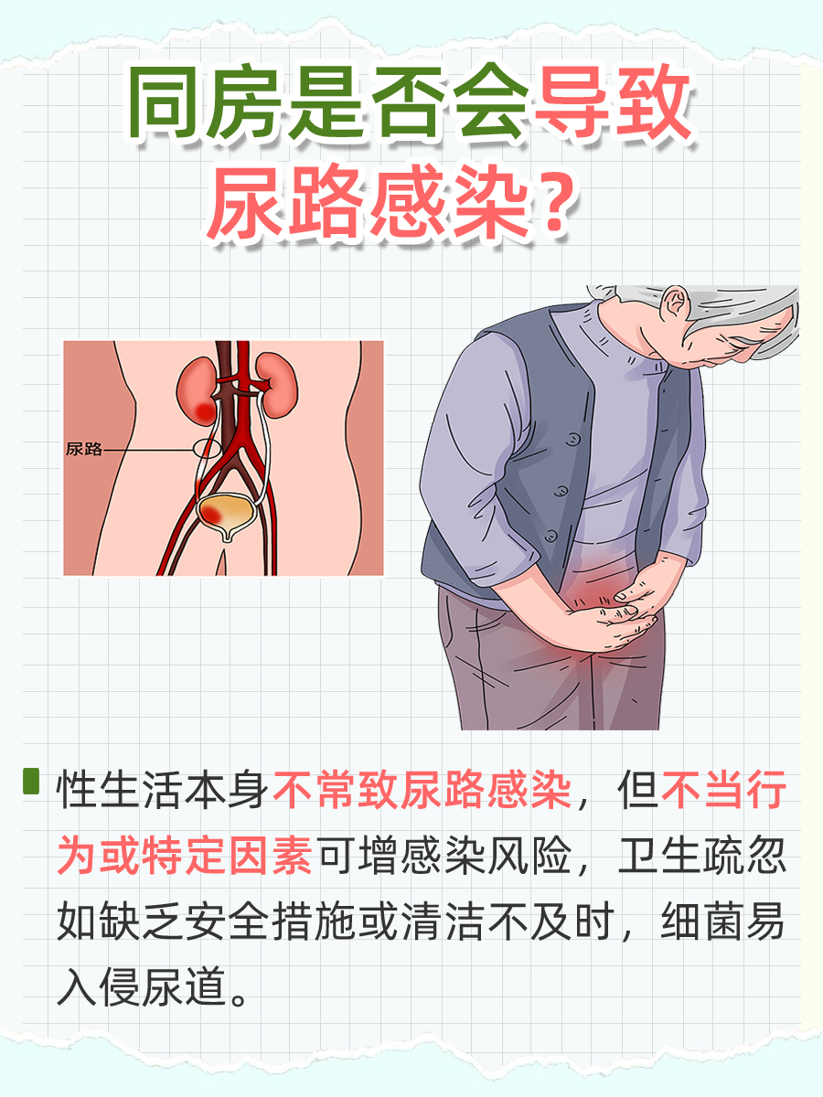 性生活会导致尿路感染吗？答案来喽！