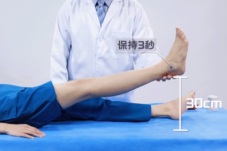 直腿抬高训练图