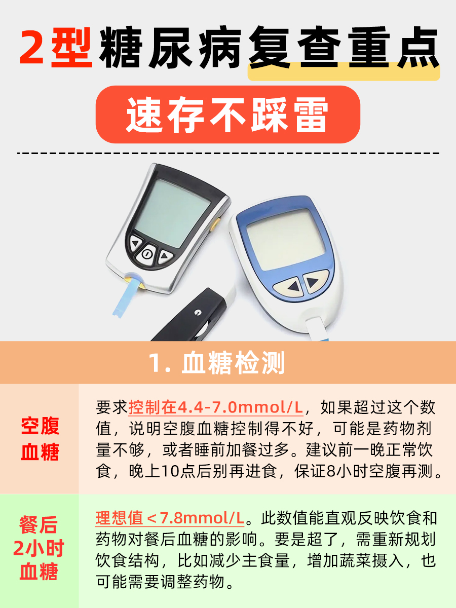 2型糖尿病复查，这几项必须查！