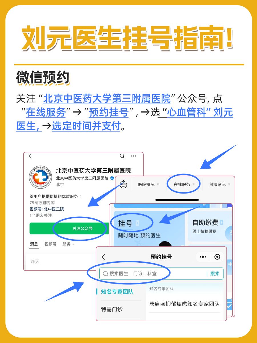 北京中医药大学第三附属医院刘元医生怎么样？怎么挂号？