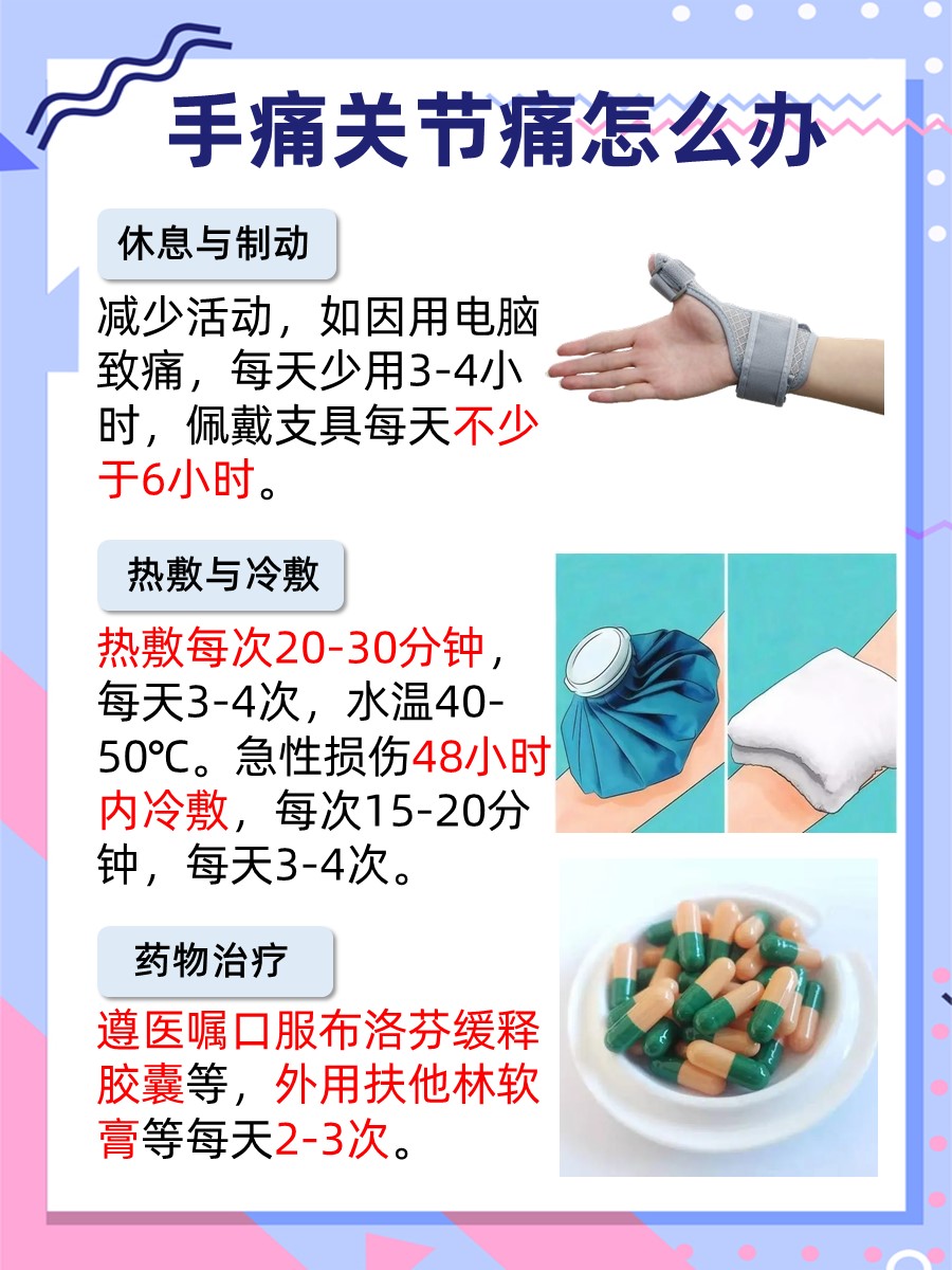手痛关节痛咋办？一文解析