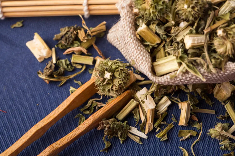 白花益母草药材外观图