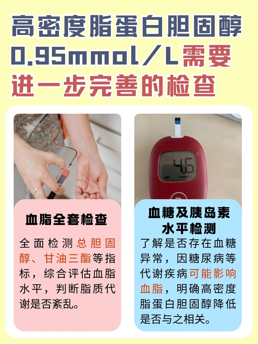 别蒙圈！高密度脂蛋白胆固醇0.95正常与否