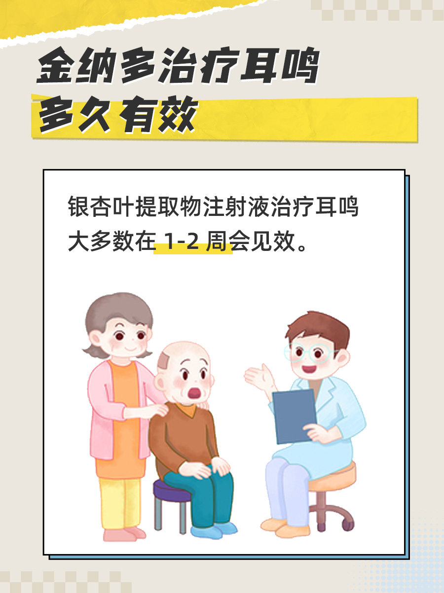 金纳多治疗耳鸣：多久见效的个性化探讨