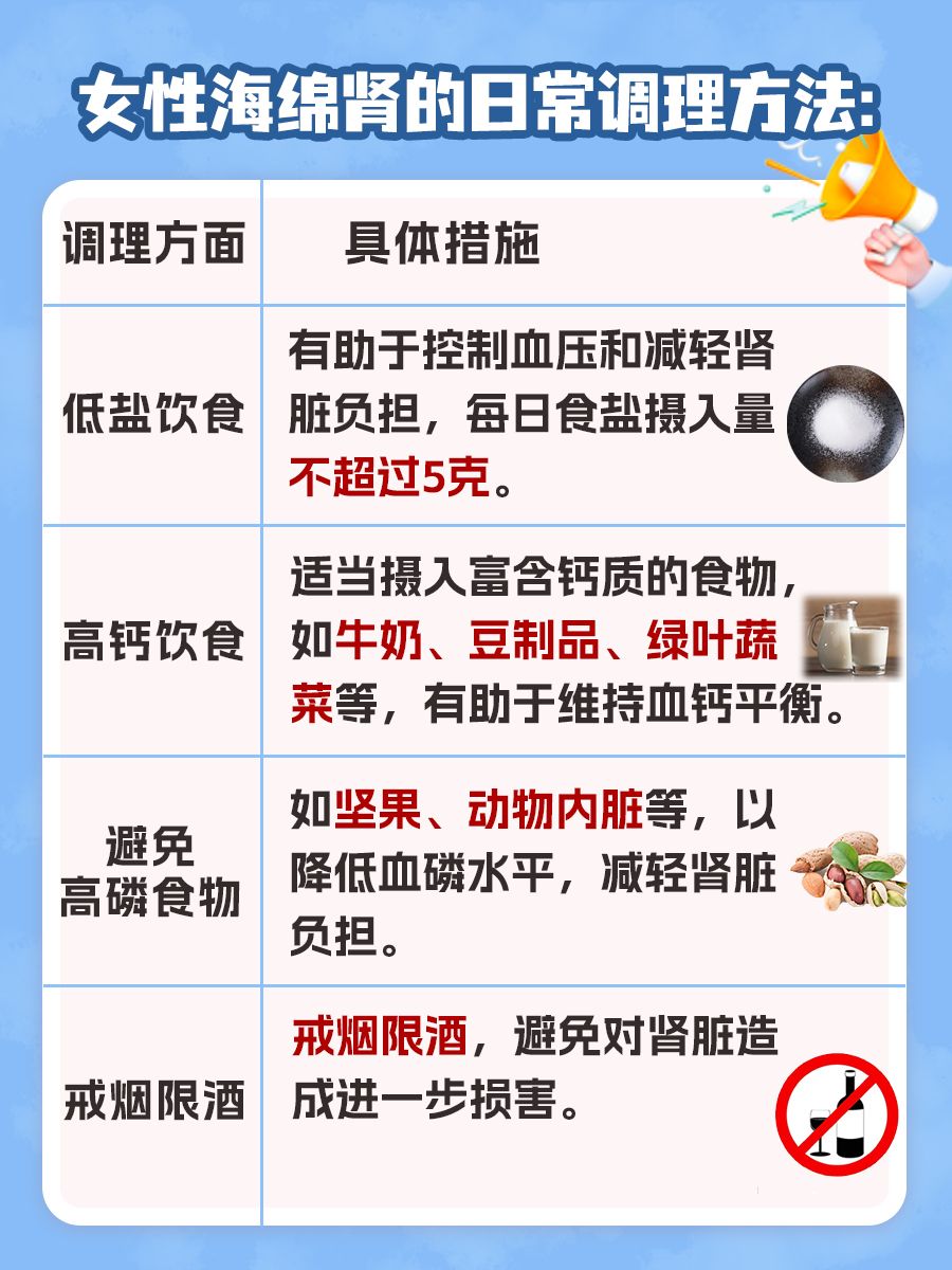 有海绵肾的女性，这些是你需要注意的事~