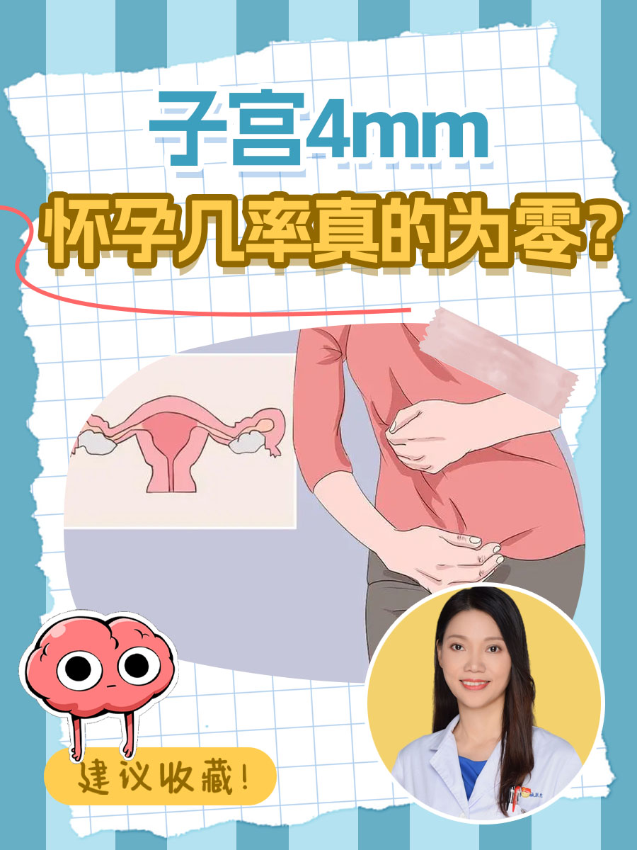 子宫4mm,怀孕几率真的为零?