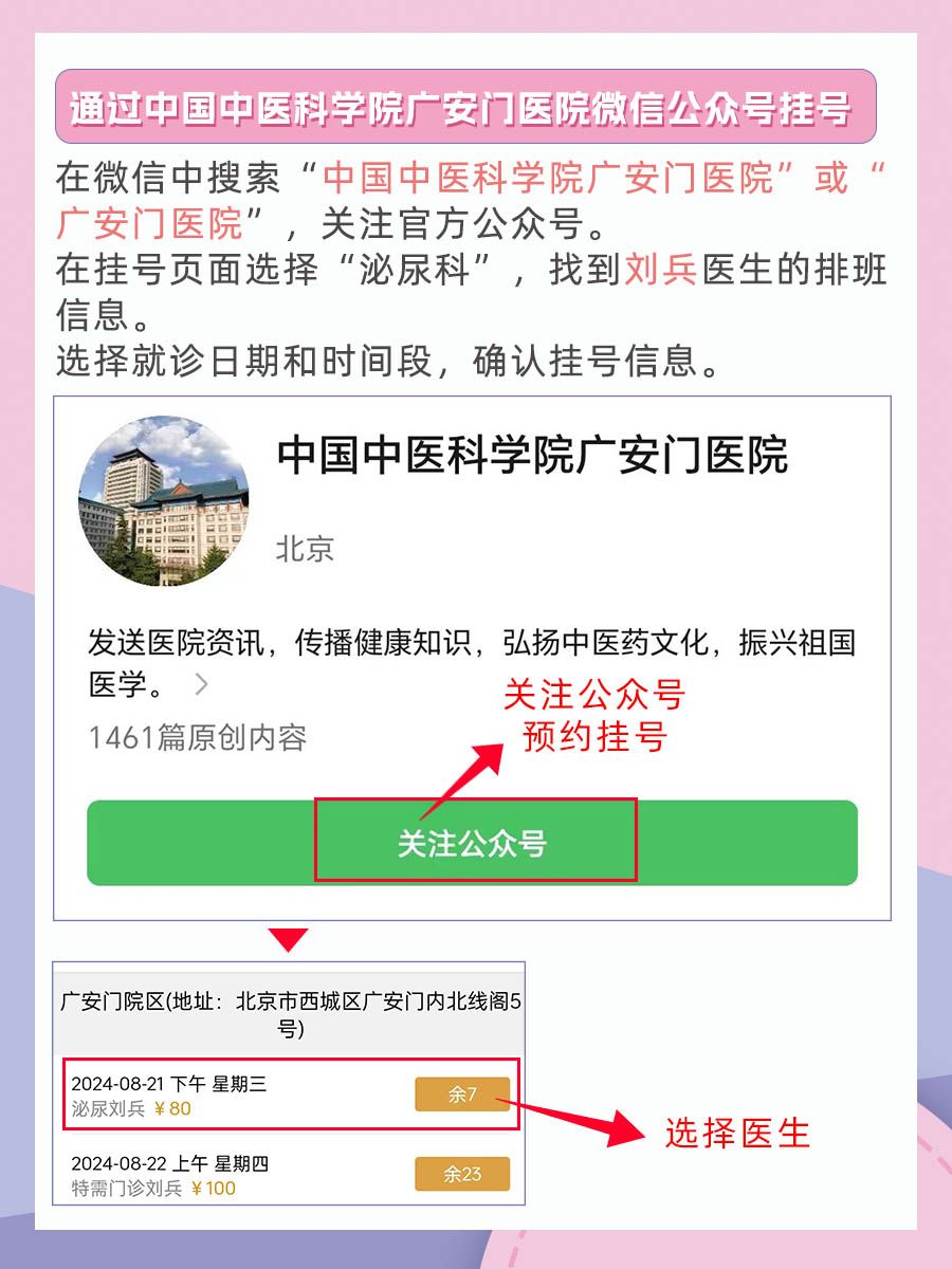 北京广安门中医院刘兵怎么样?怎么挂号?