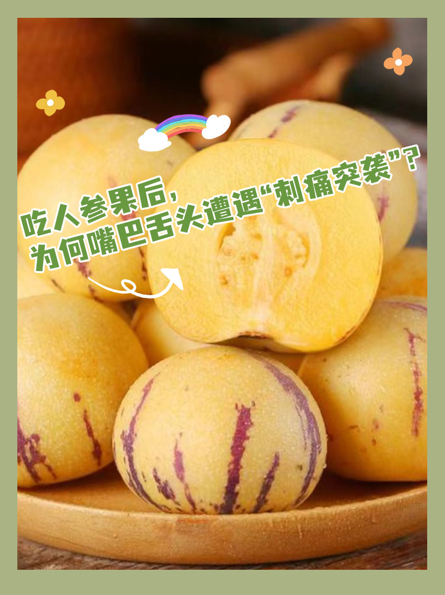 吃人参果后，为何嘴巴舌头遭遇“刺痛突袭”？