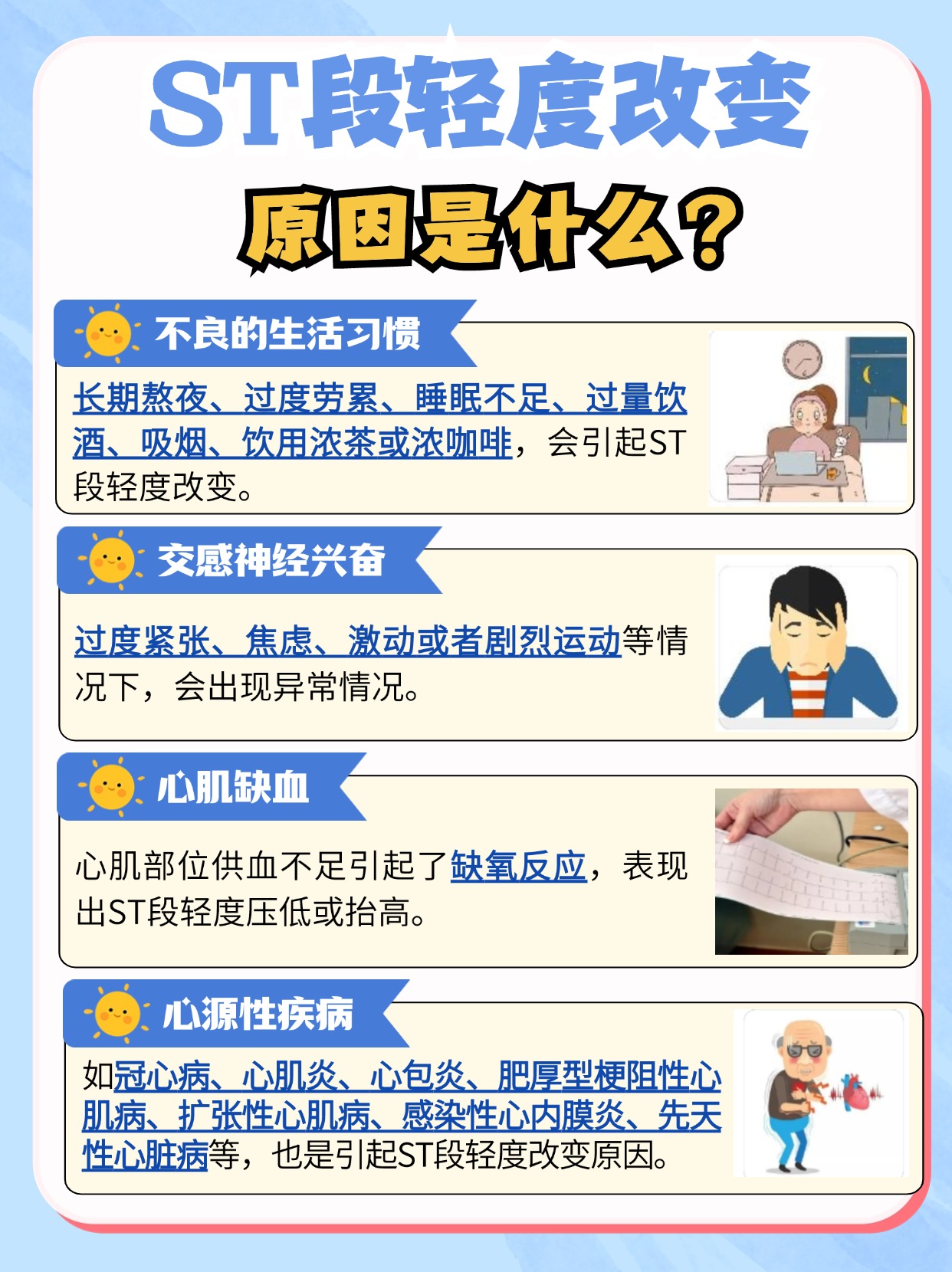 ST段轻度改变：来看看是什么原因？