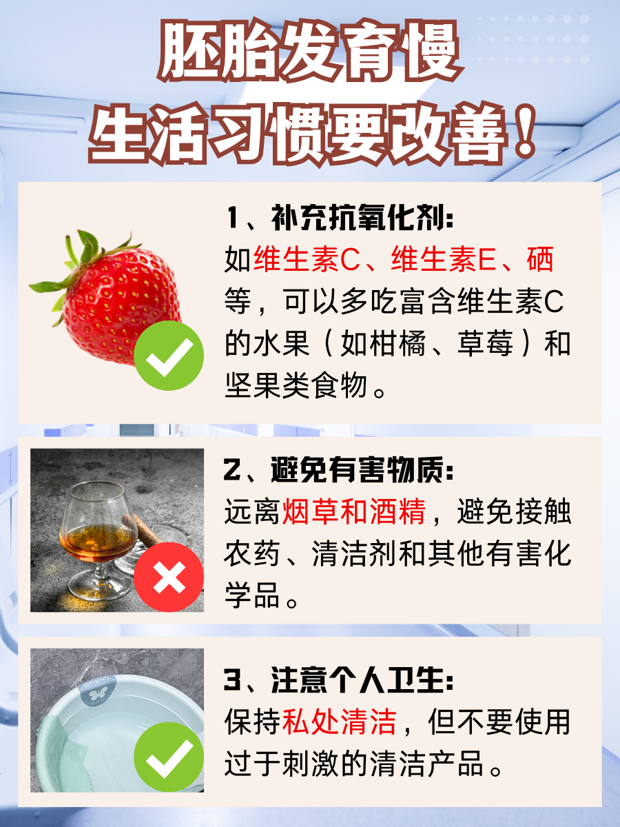 取卵第三天，胚胎发育慢？这些原因要知道！