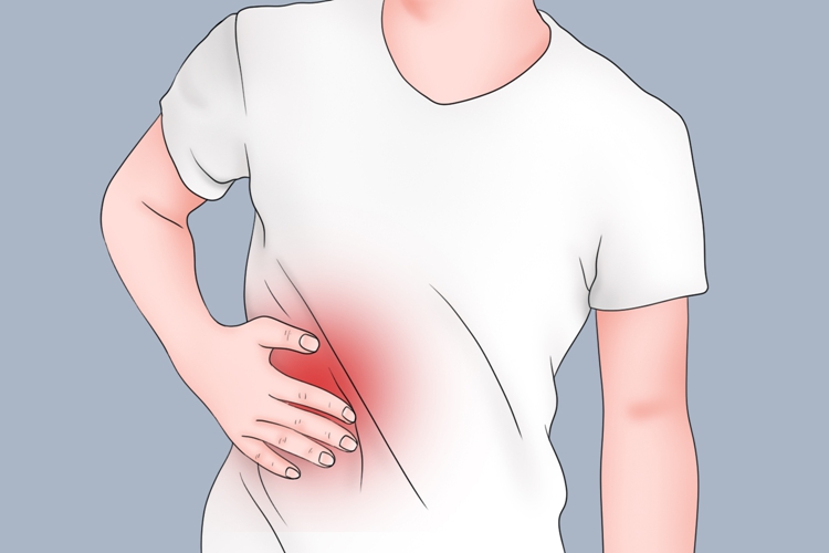 肝区疼痛的正确位置图