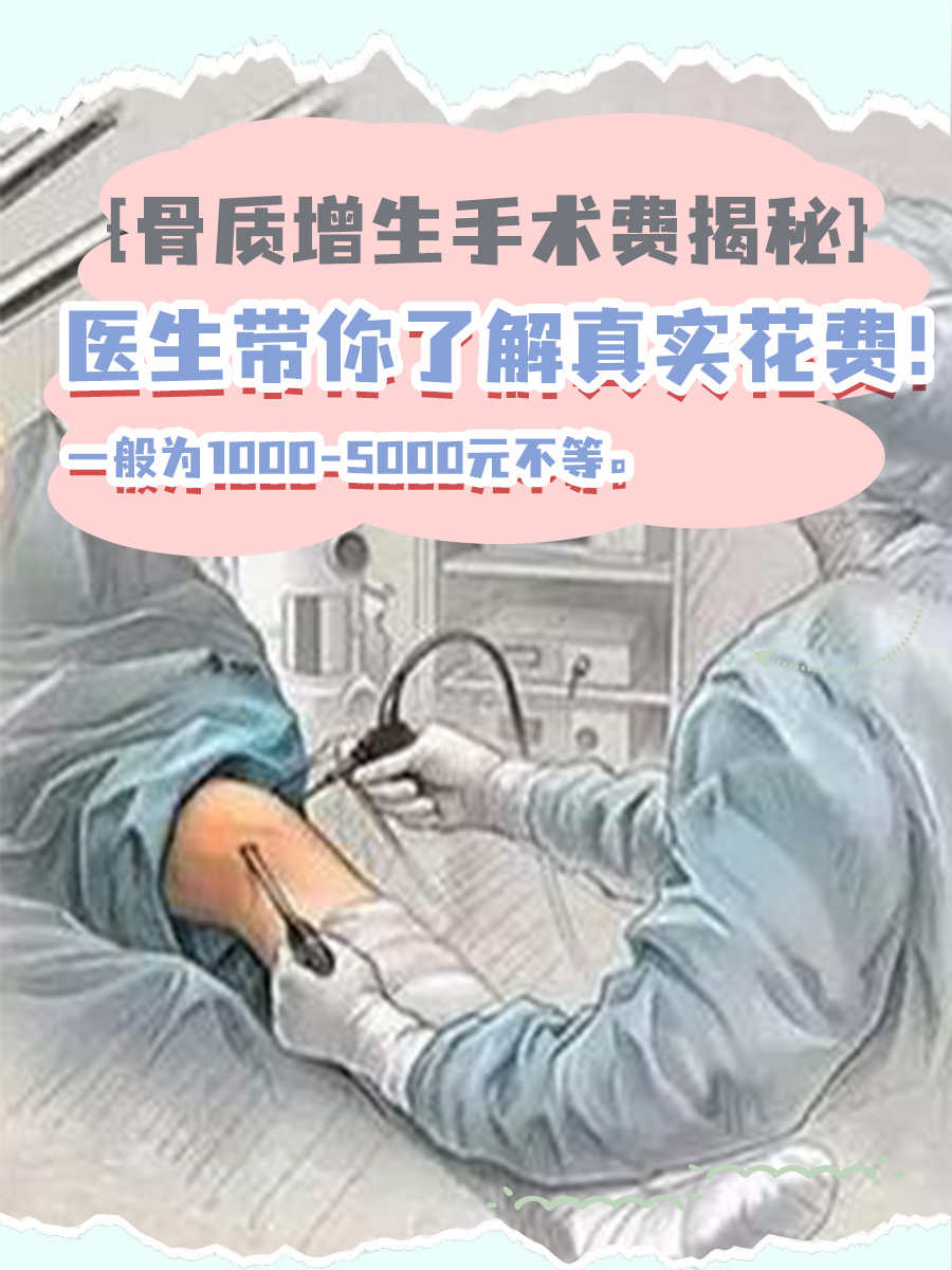 【骨质增生手术费揭秘】医生带你了解真实花费！