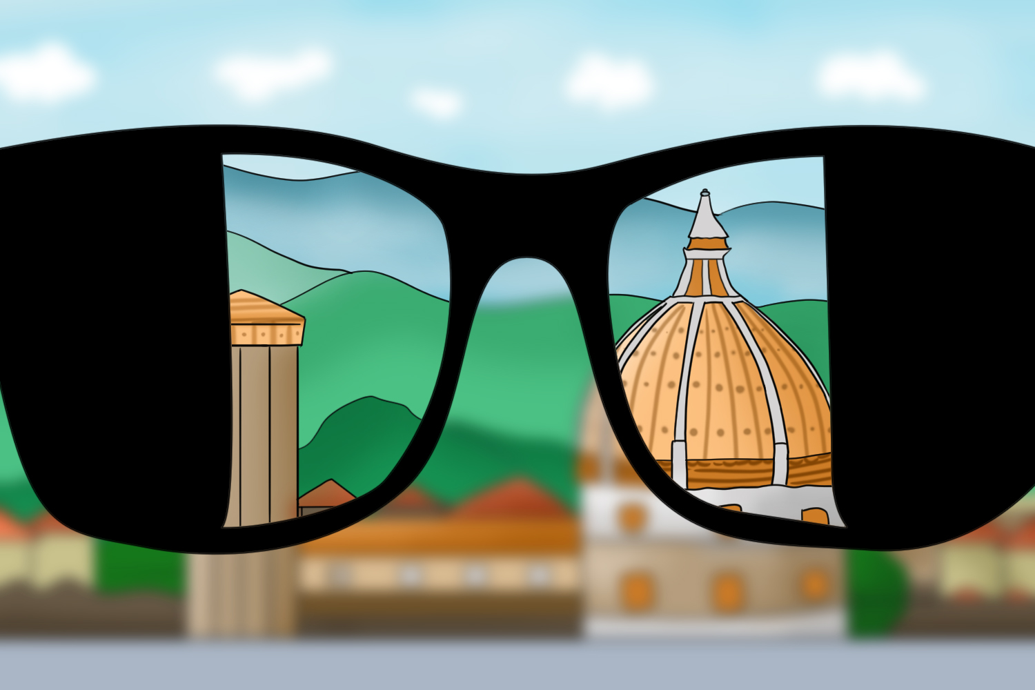 颞侧视野缺损图