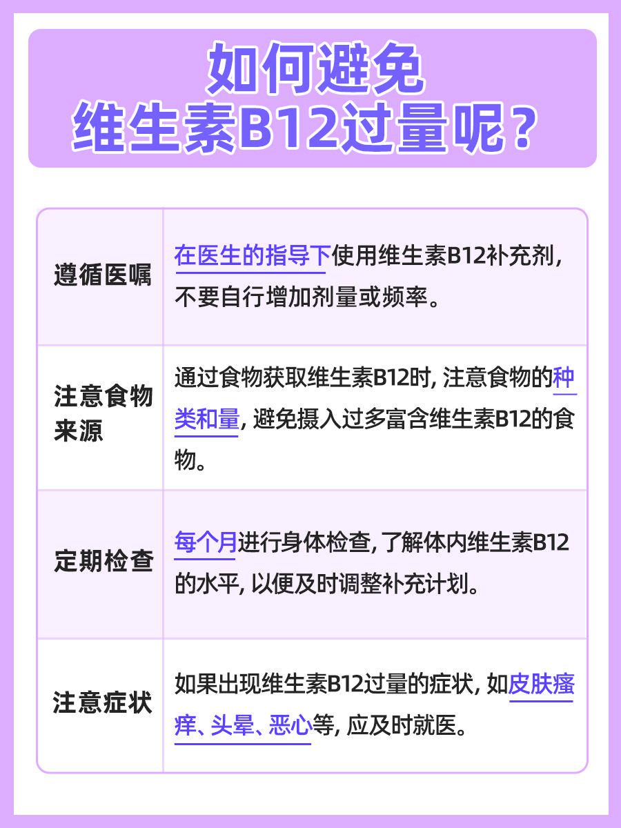 医生告诉你！维生素B12吃多了有啥危害？