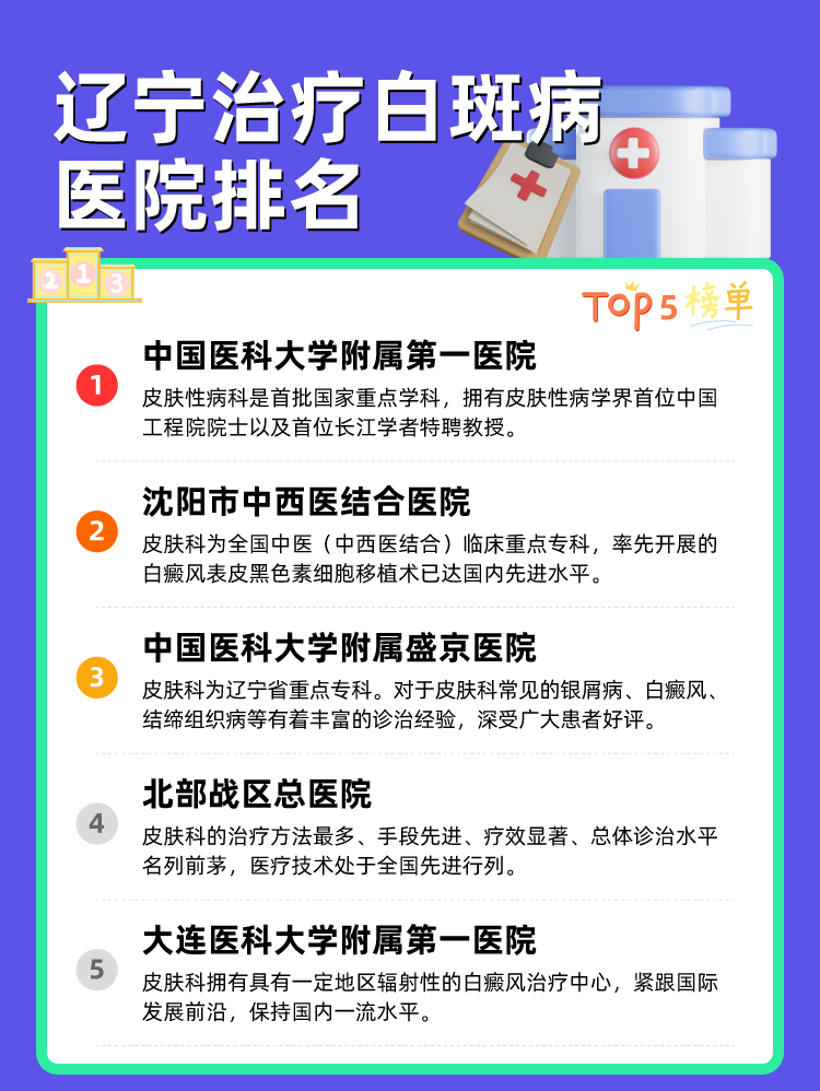 辽宁治疗白斑病医院排名