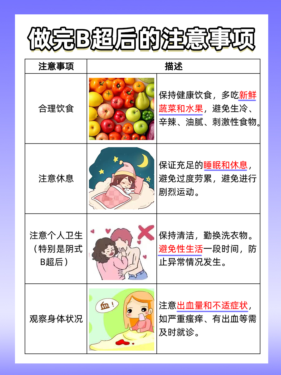 做b超前需要注意什么？一文了解