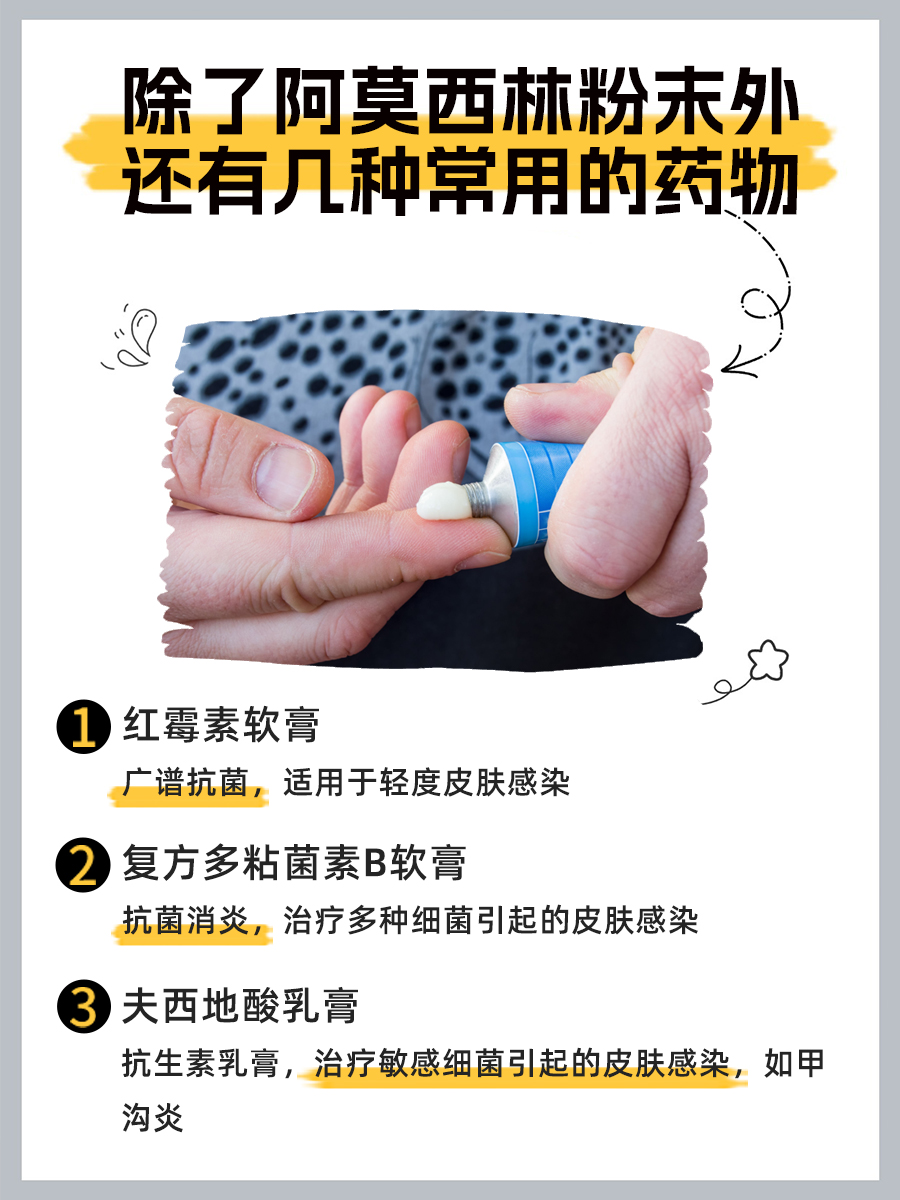 一文解析:阿莫西林粉末能外用吗