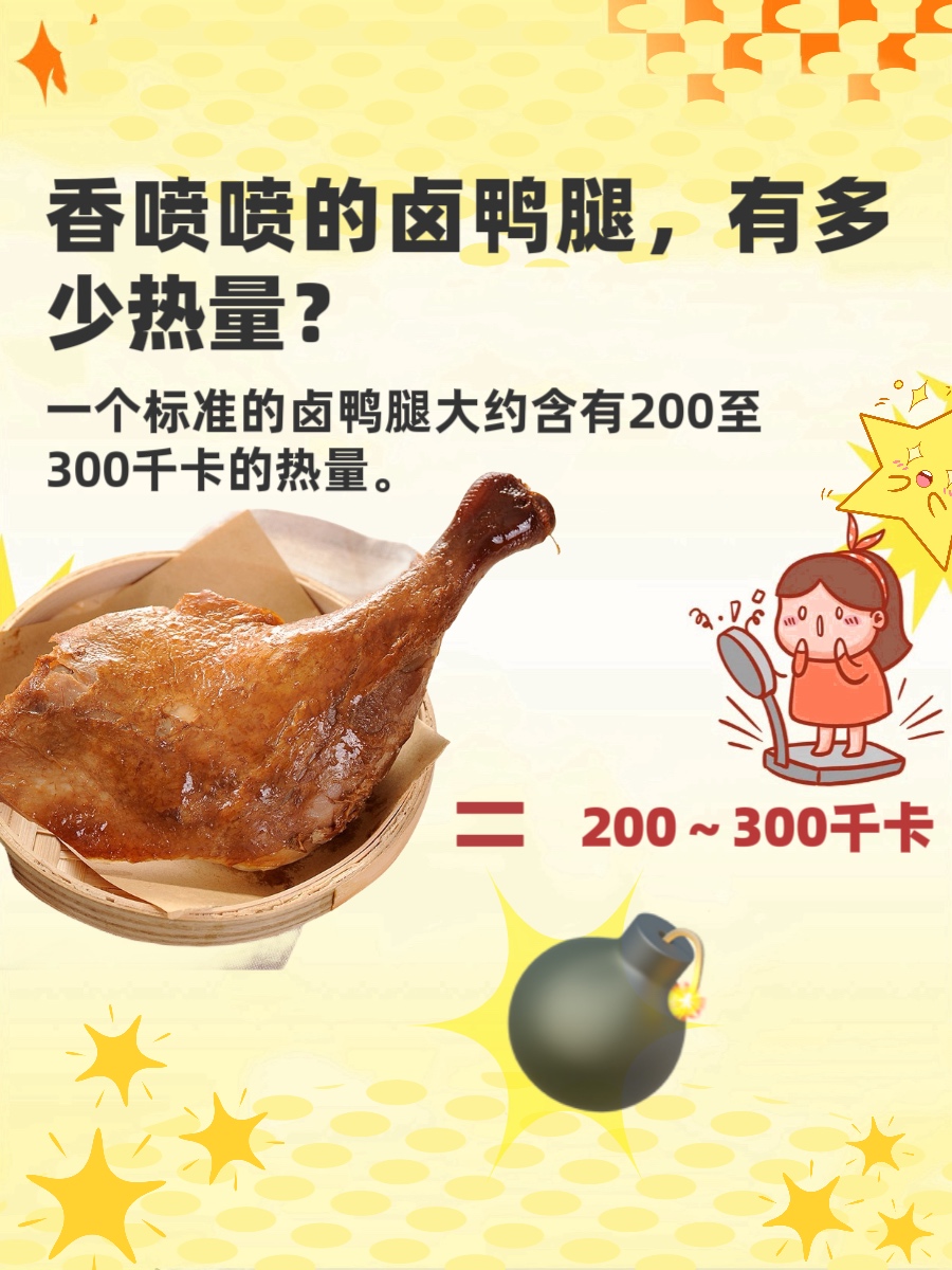 医生大揭秘！香喷喷的卤鸭腿，有多少热量？
