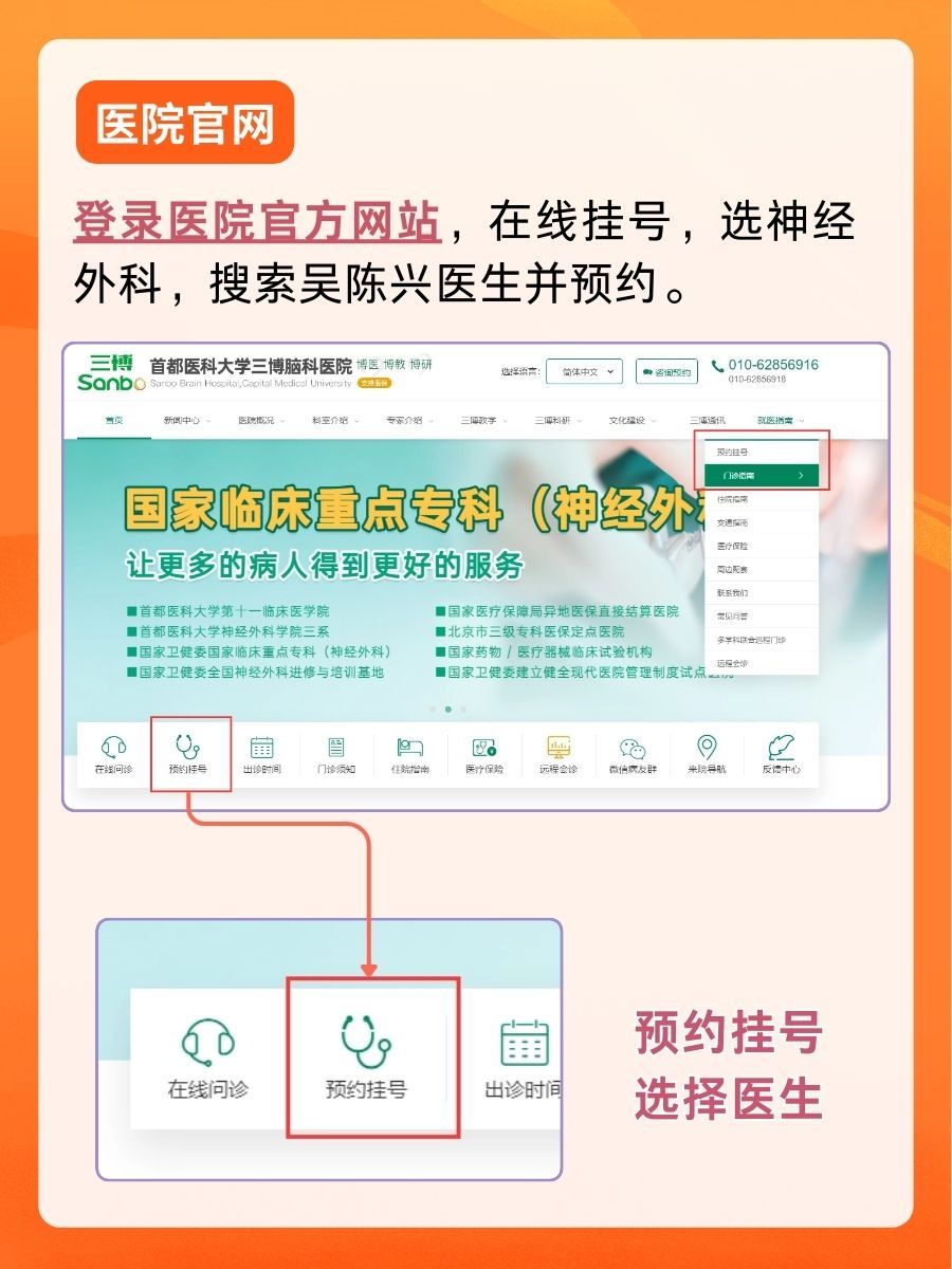 北京三博脑科医院吴陈兴医生怎么样？怎么挂号？