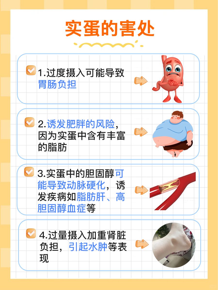 相信我！看完这篇让你明白实蛋有什么营养和害处