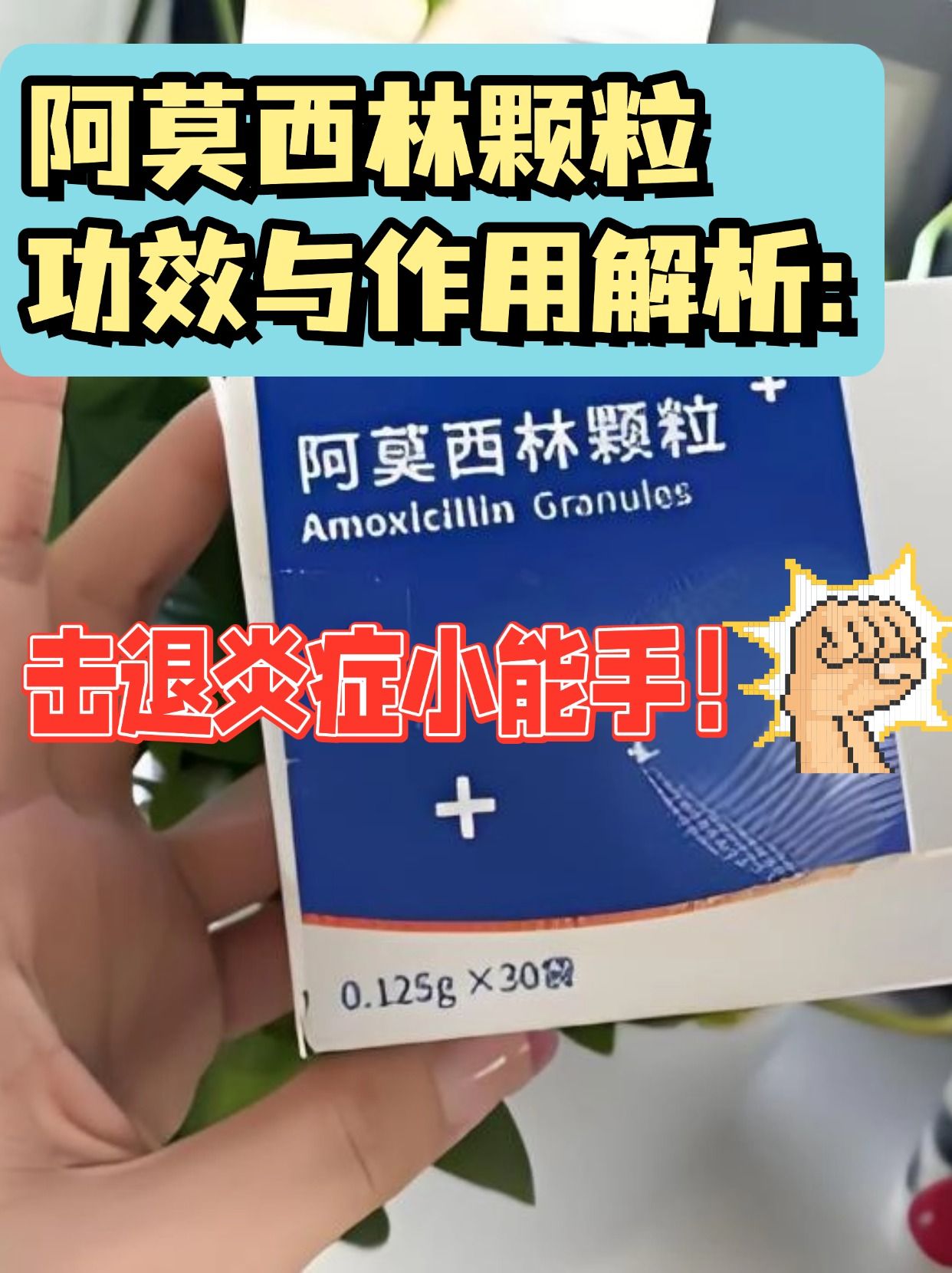 阿莫西林颗粒功效与作用解析：击退炎症小能手！