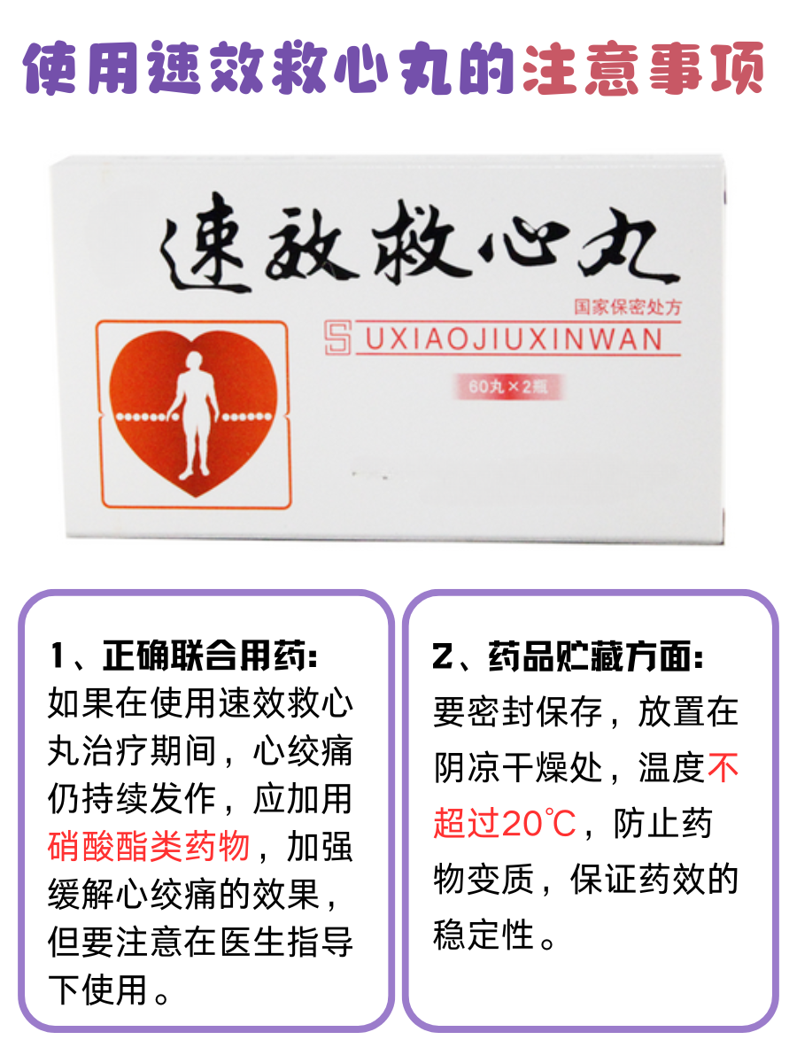 心脏有恙,精准拿捏速效救心丸用法
