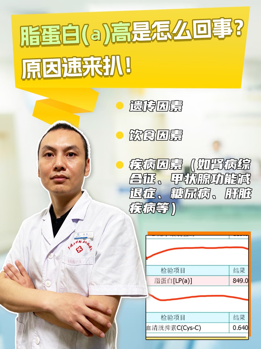 脂蛋白(a)高是怎么回事?原因速来扒!