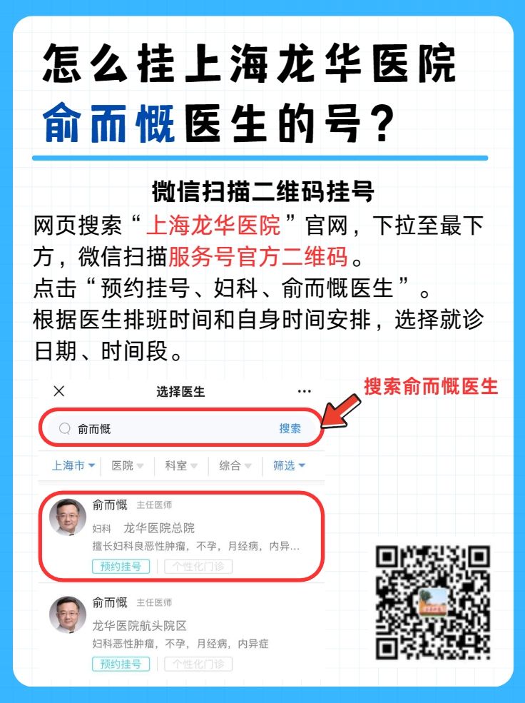 上海龙华医院俞而慨医生怎么样?怎么挂号?