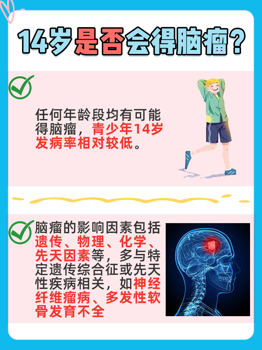 14岁会得脑瘤吗？真相大揭秘