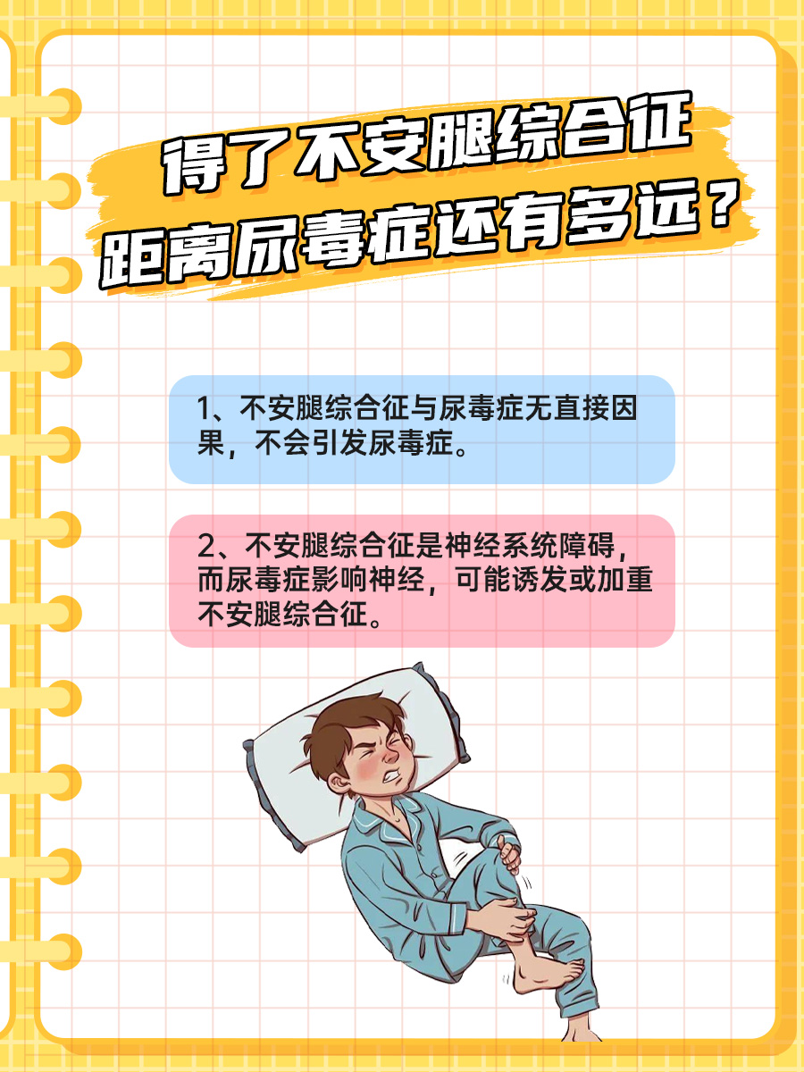 得了不安腿综合征，距离尿毒症还有多远？
