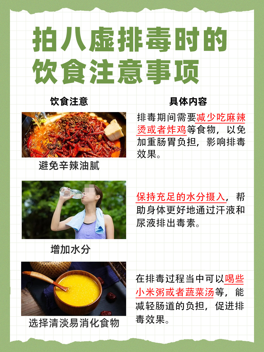 拍八虚排毒反应，你知道吗？