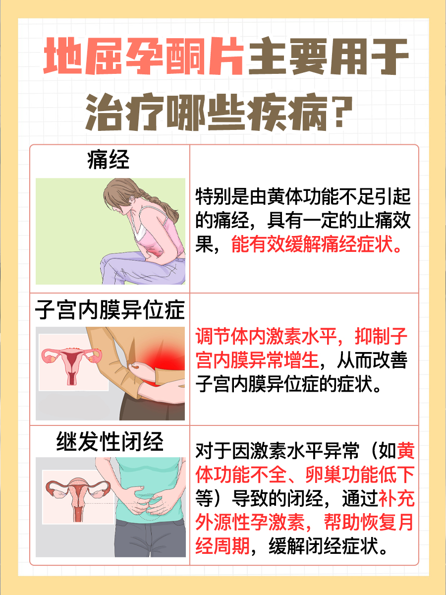 如何正确服用地屈孕酮片？